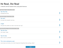Tablet Screenshot of hereadsheread.net